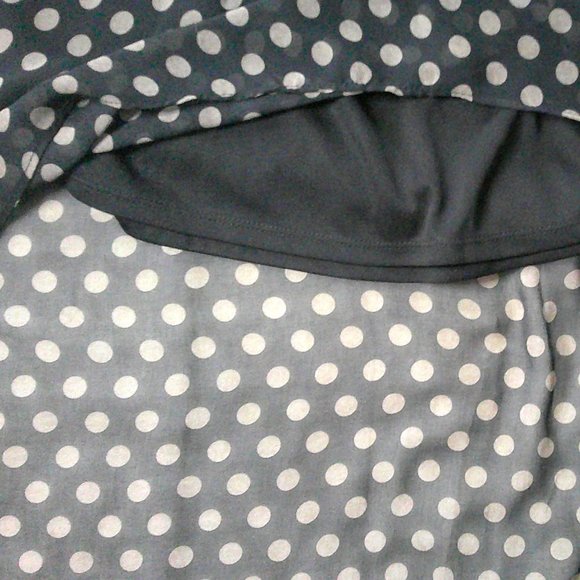 Forever 21 - High low sheer polka dot skirt - Size Large - Picture 6 of 7